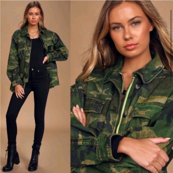 Free people Camo Jacket - Picture 14 of 14